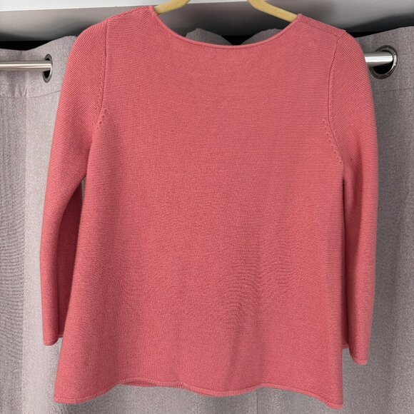 COS A-LINE MERINO JUMPER in Cinnamon Rose Size Small - Picture 3 of 5